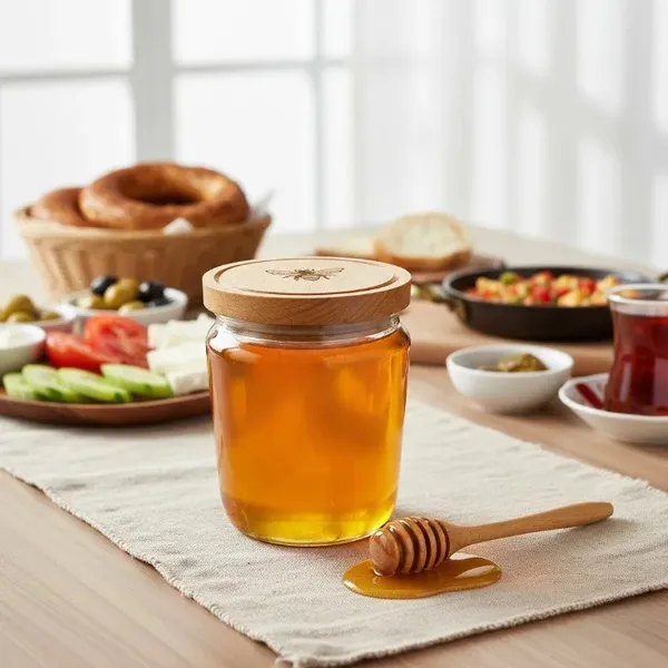 Glass_Wooden_Lid_Bee_Engraved_Storage_Jar_Set