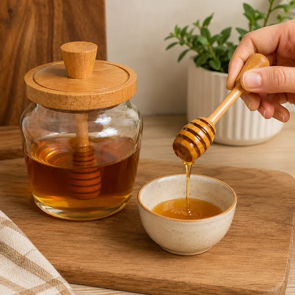 Glass_Wooden_Honey_Jar_With_Dipper