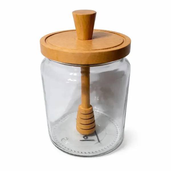 Glass_Wooden_Lid_Honey_Jar_With_Dipper