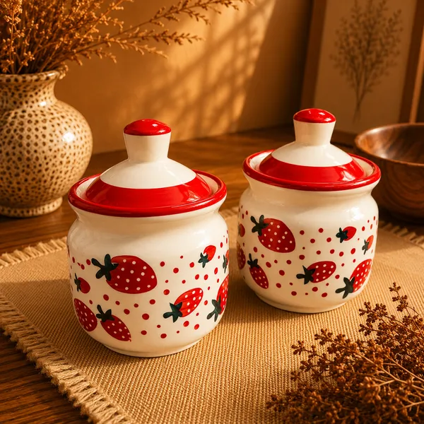 Ceramic_Traditional_Strawberry_Print_Pickle_Jar