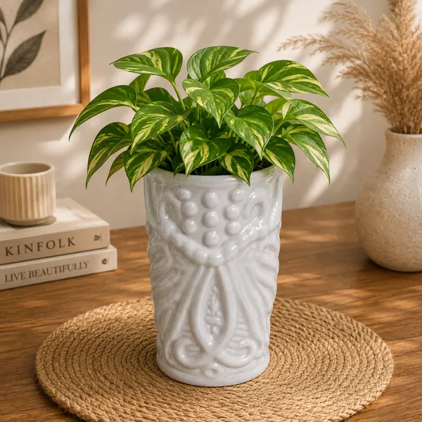 Ceramic_Decorative_Embossed_Cylinder_Flower_Vase