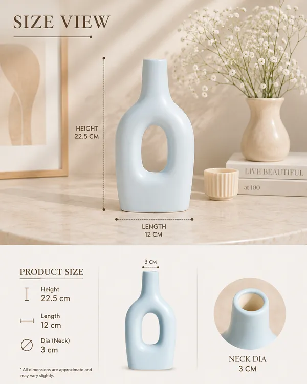 Ceramic_Minimalist_Solid_Colour_Vase