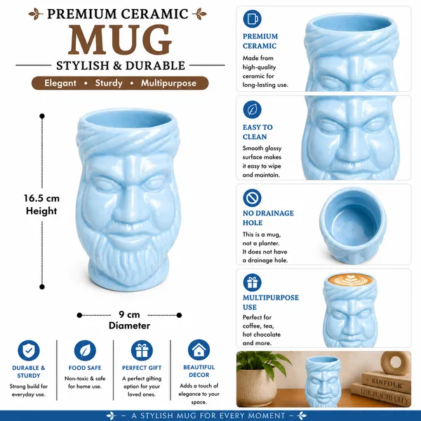 Blue_Sculpted_Face_Design_Planter_Pot