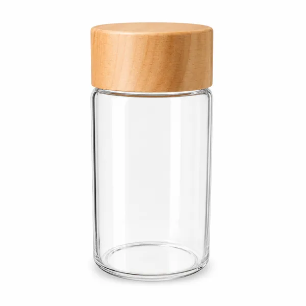 Glass_Minimalist_Storage_Jars_With_Wooden_Lid