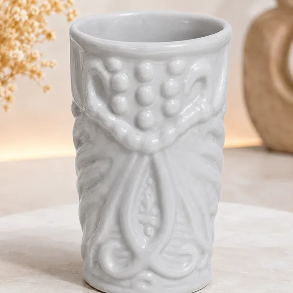 Ceramic_Decorative_Embossed_Cylinder_Flower_Vase