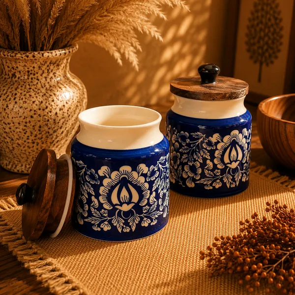 Ceramic_Traditional_Floral_Print_Storage_Jar