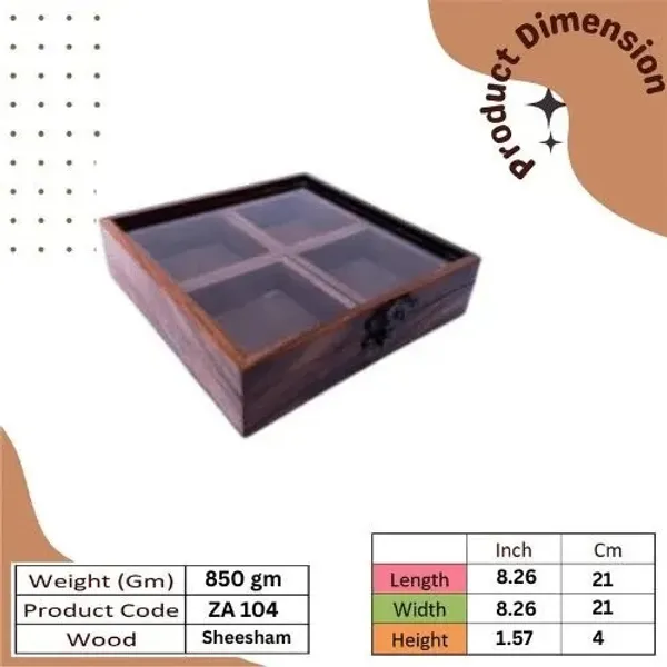 Sheesham_Wood_Four_Compartment_Glass_Lid_Spice_Box