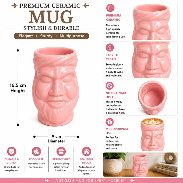 Ceramic_Sculptural_Bearded_Face_Planter
