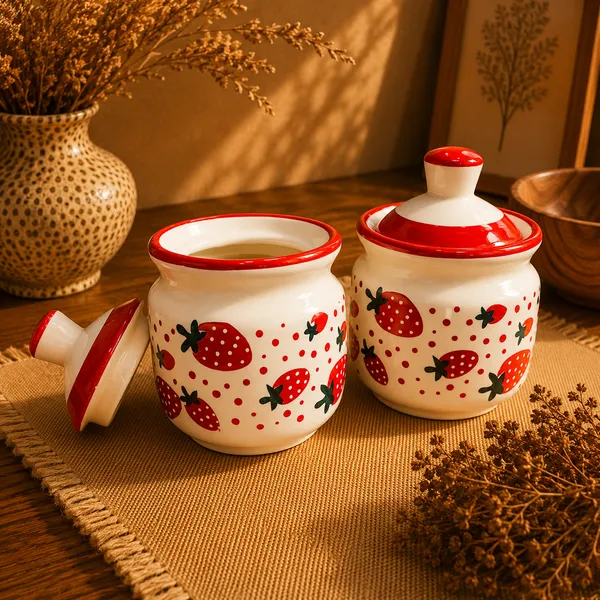 Ceramic_Traditional_Strawberry_Print_Pickle_Jar