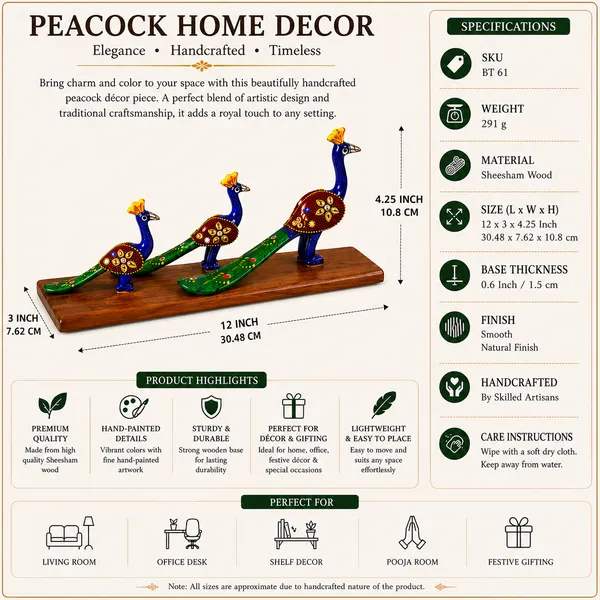 Sheesham_Wood_Handcrafted_Peacock_Figurine_Set