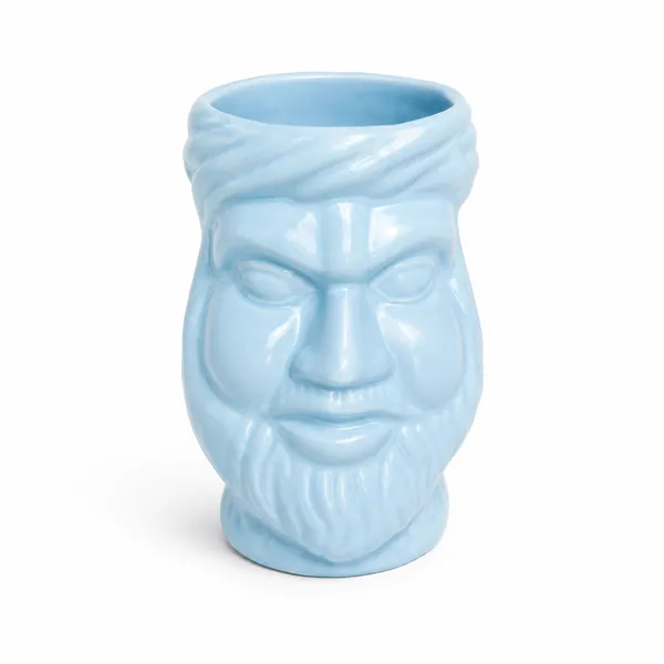 Blue_Sculpted_Face_Design_Planter_Pot