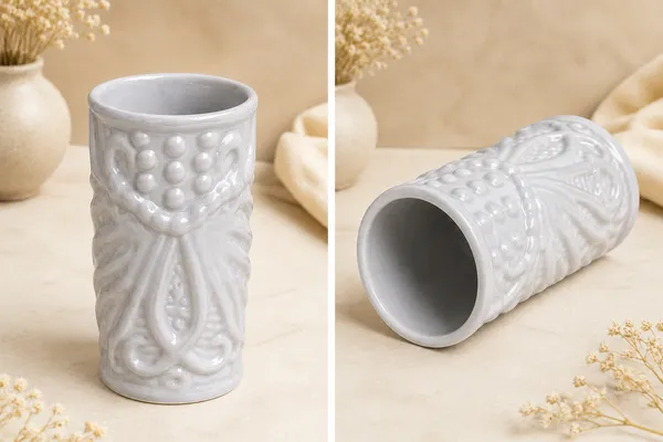 Ceramic_Decorative_Embossed_Cylinder_Flower_Vase