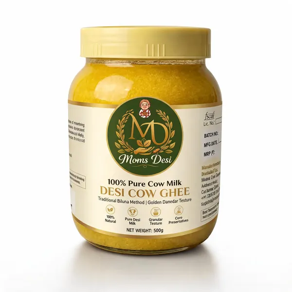 Moms_Desi_Pure_Cow_Milk_Bilona_Ghee_500_G