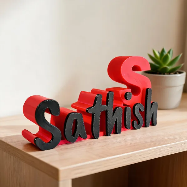 PartPixels_3D_Printed_Personalized_Name_Tabletop_Decor