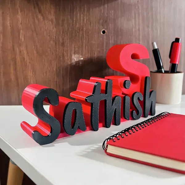 PartPixels_3D_Printed_Personalized_Name_Tabletop_Decor
