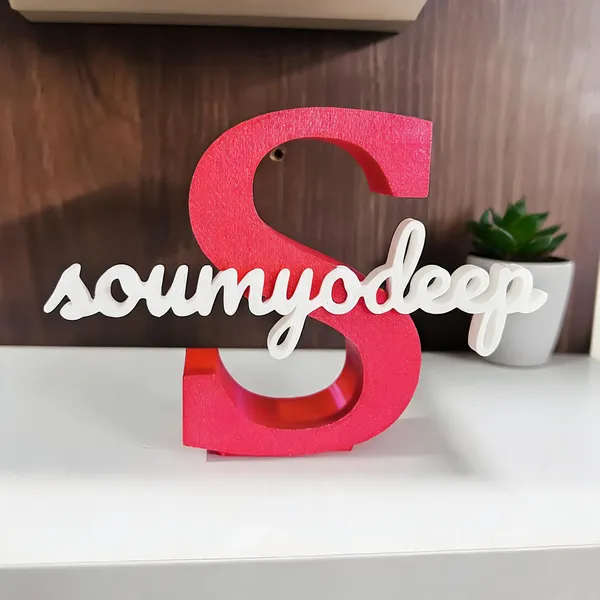 PartPixels_3D_Printed_Personalized_Name_Tabletop_Decor