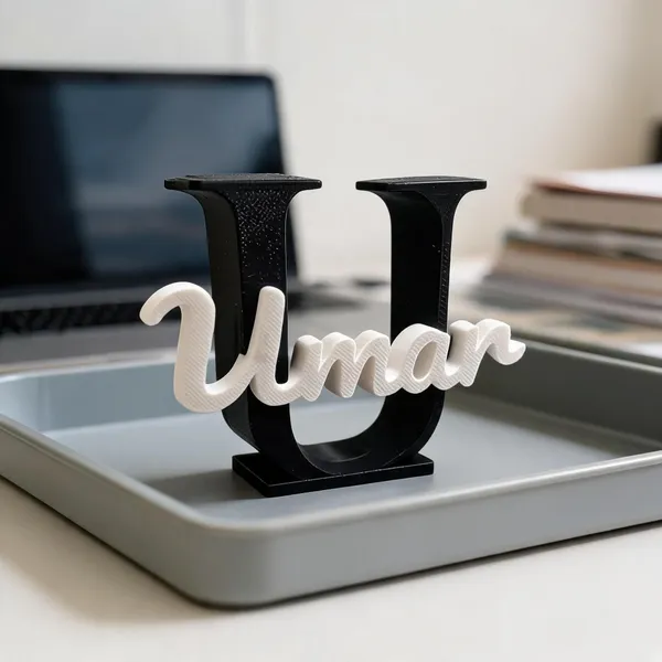 PartPixels_3D_Printed_Personalized_Name_Tabletop_Decor
