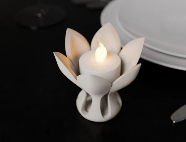 PartPixels_Elegant_Lotus_LED/Wax_Tealight_Holder