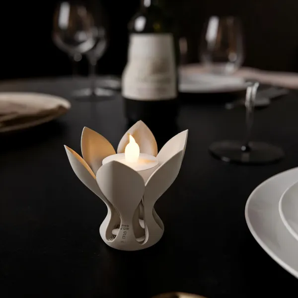 PartPixels_Elegant_Lotus_LED/Wax_Tealight_Holder