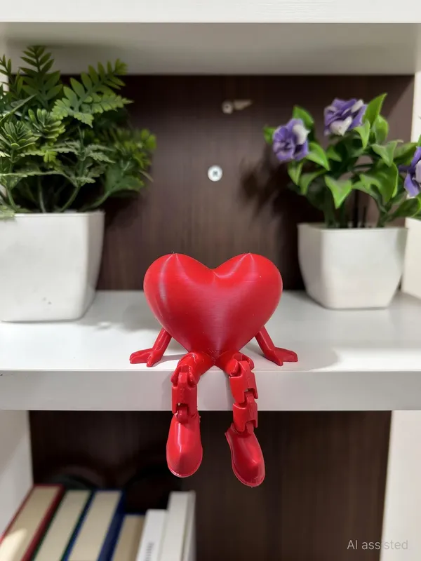 PartPixels_Sitting_Heart_Cute_Shelf_Decoration_Showpiece