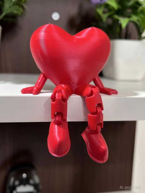 PartPixels_Sitting_Heart_Cute_Shelf_Decoration_Showpiece