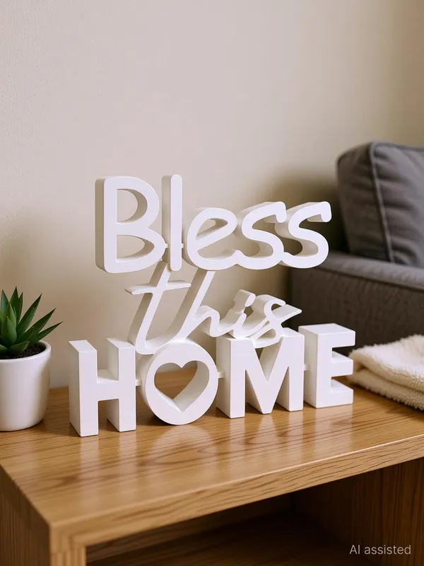 PartPixels_Bless_This_Home_Decoration_Showpiece