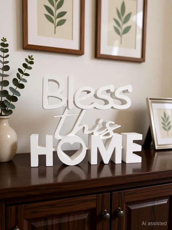 PartPixels_Bless_This_Home_Decoration_Showpiece