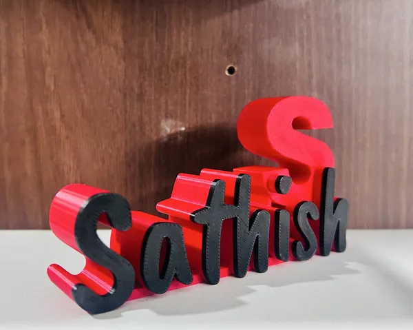 PartPixels_3D_Printed_Personalized_Name_Tabletop_Decor
