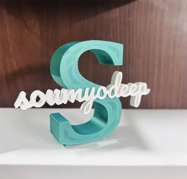 PartPixels_3D_Printed_Personalized_Name_Tabletop_Decor
