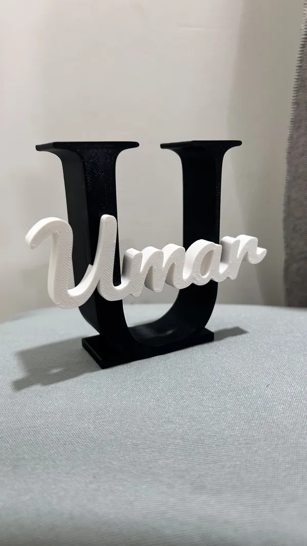 PartPixels_3D_Printed_Personalized_Name_Tabletop_Decor