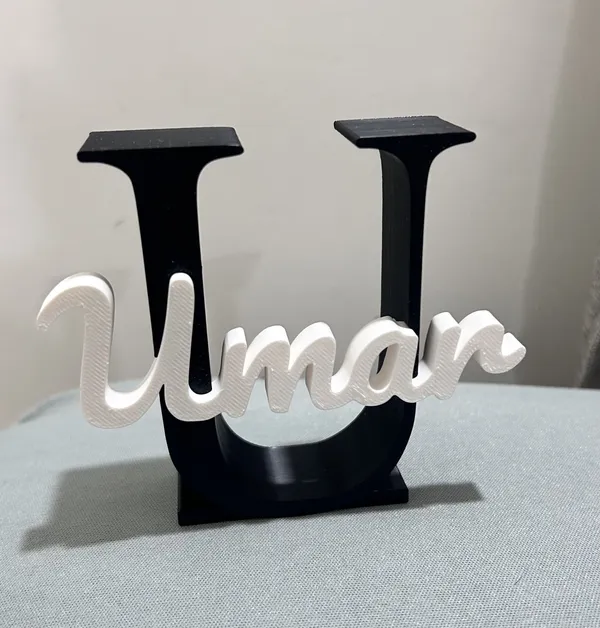 PartPixels_3D_Printed_Personalized_Name_Tabletop_Decor