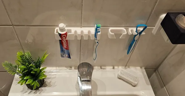 PartPixels_Wall_Mounted_Toothbrush_Holder_with_Toothpaste_Slot