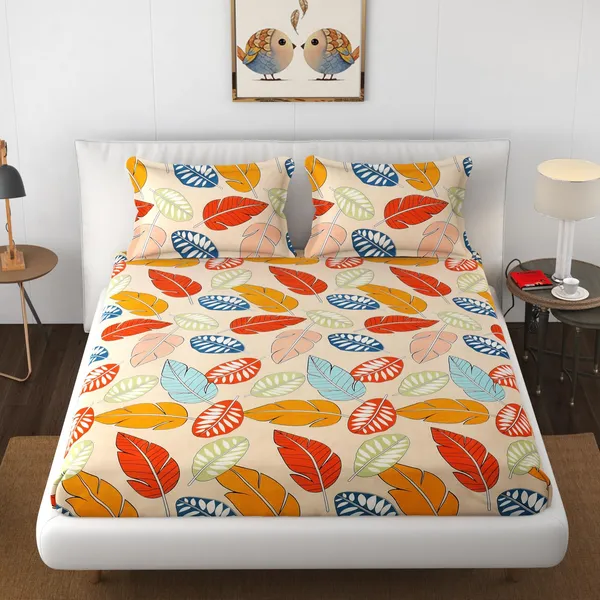 Premium_Printed_Elastic_Fitted_Cotton_King_Size_Bed_Sheets_(Buy_1_Get_1_Free)