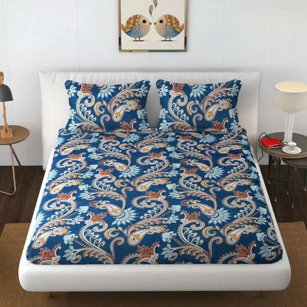Premium_Printed_Elastic_Fitted_Cotton_King_Size_Bed_Sheets_(Buy_1_Get_1_Free)