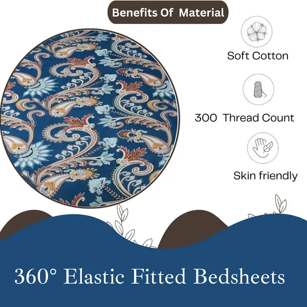 Premium_Printed_Elastic_Fitted_Cotton_King_Size_Bed_Sheets_(Buy_1_Get_1_Free)