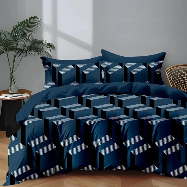 Premium_Printed_Elastic_Fitted_Cotton_King_Size_Bed_Sheets_(Buy_1_Get_1_Free)