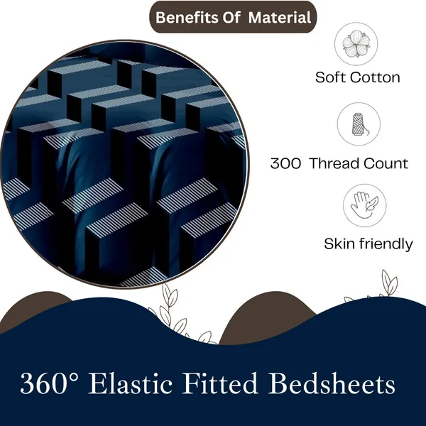 Premium_Printed_Elastic_Fitted_Cotton_King_Size_Bed_Sheets_(Buy_1_Get_1_Free)