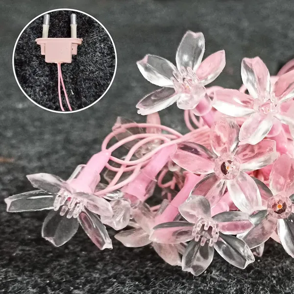 KAVYASHINE_Pink_18_Led_3_Meter_Silicon_Flower_Lamp_Fairy_String_Lights_For_Home_Decoration_Diwali_Lighting_Festival_Indoor_Outdoor_Birthday_Party_Decor_Christmas_Decor_Pink