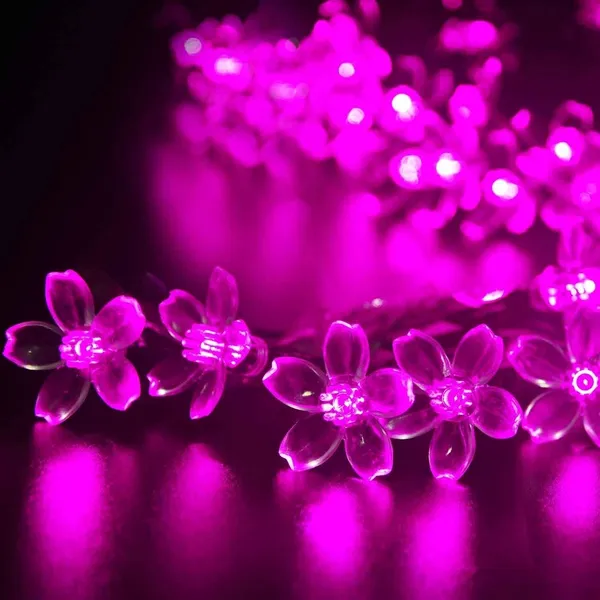 KAVYASHINE_Pink_18_Led_3_Meter_Silicon_Flower_Lamp_Fairy_String_Lights_For_Home_Decoration_Diwali_Lighting_Festival_Indoor_Outdoor_Birthday_Party_Decor_Christmas_Decor_Pink