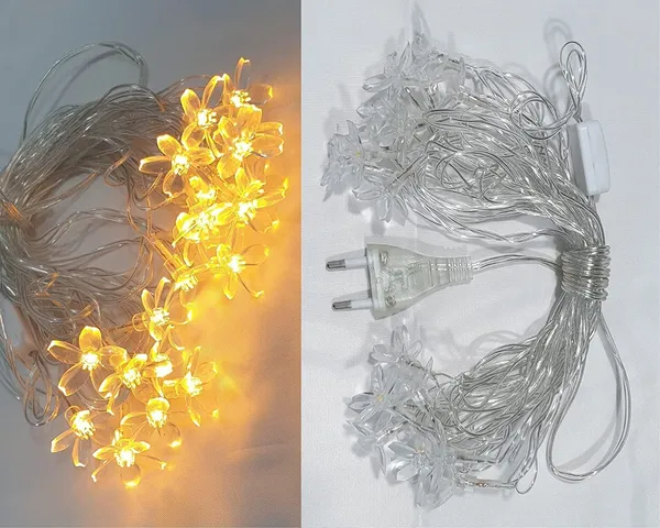 KAVYASHINE_Warm_White_36_Led_10_Meter_Silicon_Flower_Lamp_Fairy_String_Lights_For_Home_Decoration_Diwali_Lighting_Festival_Indoor_Outdoor_Birthday_Party_Decor_Christmas_Decor_White