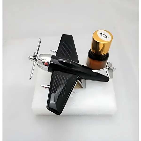KAVYASHINE_Solar_Car_Air_Purifier_For_Dashboard_Car_Air_Freshener_Solar_Energy_Rotating_Aromatherapy_Interior_Decoration_Diffuser_With_Refill_5_Ml_Soar_Sky_Aeroplane_Black