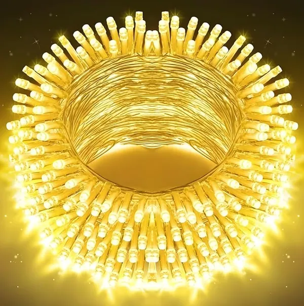 KAVYASHINE_Yellow_40_Led_8Mm_Fairy_String_9_Meter_Twinkle_Lights_Of_Home_Decoration_Light_For_Party_Birthday_Diwali_Christmas_Navratri_Wedding_Indoor_Outdoor