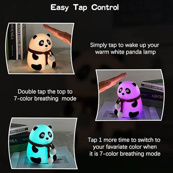 Cute_Panda_Silicone_Night_Light_With_Usb_Charging_Cable_7_Color_Changing_15_Cm_Cute_Night_Light_For_Kids_Room_Bedroom_Gift_White_And_Black