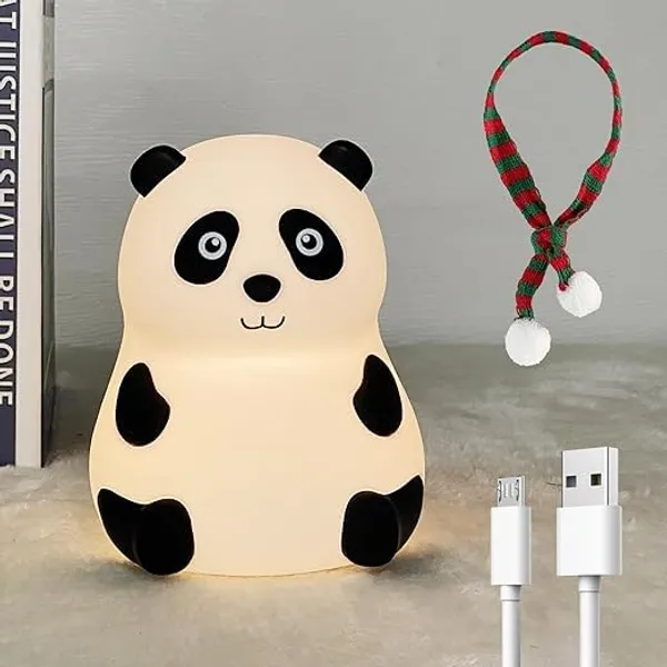 Cute_Panda_Silicone_Night_Light_With_Usb_Charging_Cable_7_Color_Changing_15_Cm_Cute_Night_Light_For_Kids_Room_Bedroom_Gift_White_And_Black
