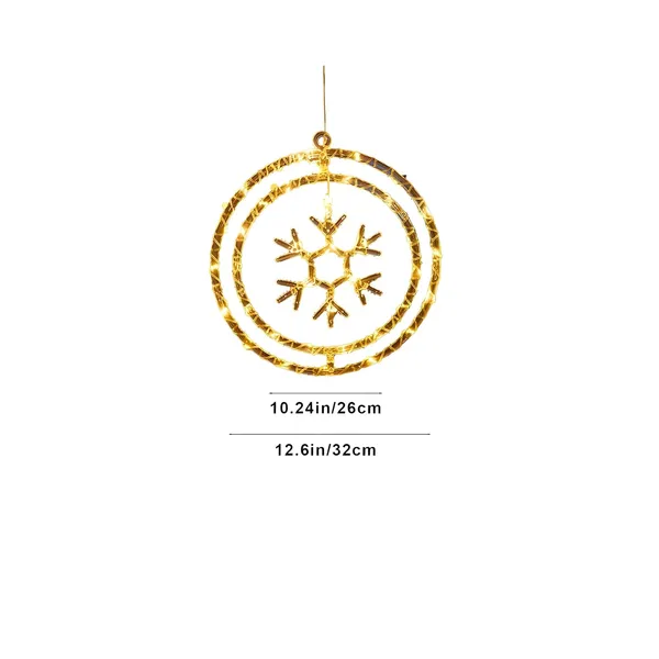 KAVYASHINE_Led_Snow_String_Light_Led_Christmas_String_Lights_Christmas_Tree_Pendant_Flashing_Lights_Snowflake_String_Lights_Christmas_Eve_Party_Holiday_Decorative_Lights_Warm_White