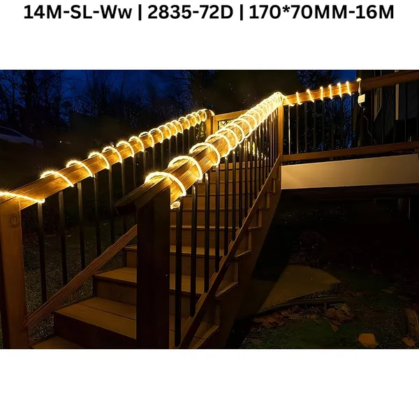 KAVYASHINE_14_Meter_High_Lumen_Rope_Led_Strip_Lights_Waterproof_Outdoor_Lighting_For_Balcony_Home_And_Interior_Decoration_Perfect_For_Diwali_Lighting_Warm_White_14_Meter