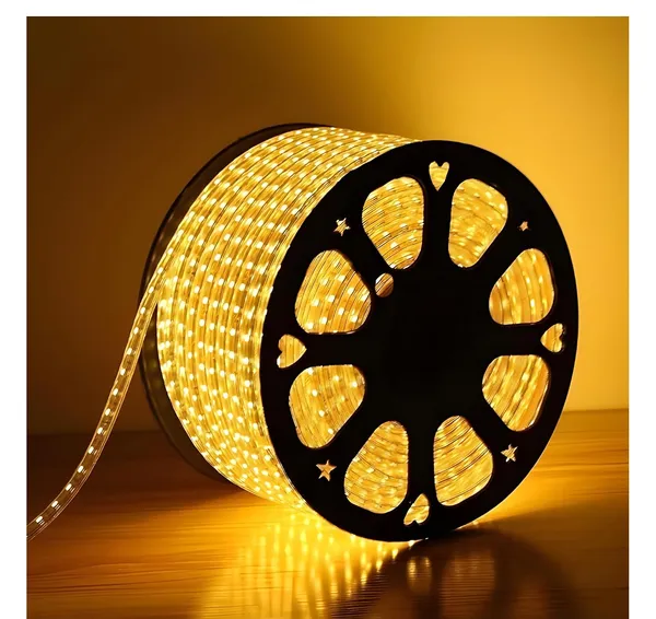 KAVYASHINE_14_Meter_High_Lumen_Rope_Led_Strip_Lights_Waterproof_Outdoor_Lighting_For_Balcony_Home_And_Interior_Decoration_Perfect_For_Diwali_Lighting_Warm_White_14_Meter