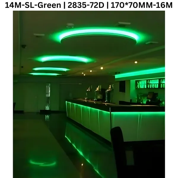 KAVYASHINE_14_Meter_High_Lumen_Rope_Led_Strip_Lights_Waterproof_Outdoor_Lighting_For_Balcony_Home_And_Interior_Decoration_Perfect_For_Diwali_Lighting_Warm_White_Green_14_Meter
