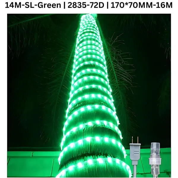 KAVYASHINE_14_Meter_High_Lumen_Rope_Led_Strip_Lights_Waterproof_Outdoor_Lighting_For_Balcony_Home_And_Interior_Decoration_Perfect_For_Diwali_Lighting_Warm_White_Green_14_Meter