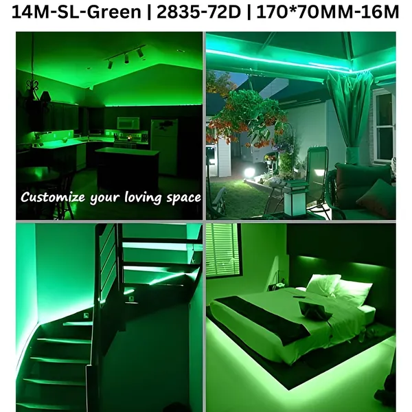 KAVYASHINE_14_Meter_High_Lumen_Rope_Led_Strip_Lights_Waterproof_Outdoor_Lighting_For_Balcony_Home_And_Interior_Decoration_Perfect_For_Diwali_Lighting_Warm_White_Green_14_Meter